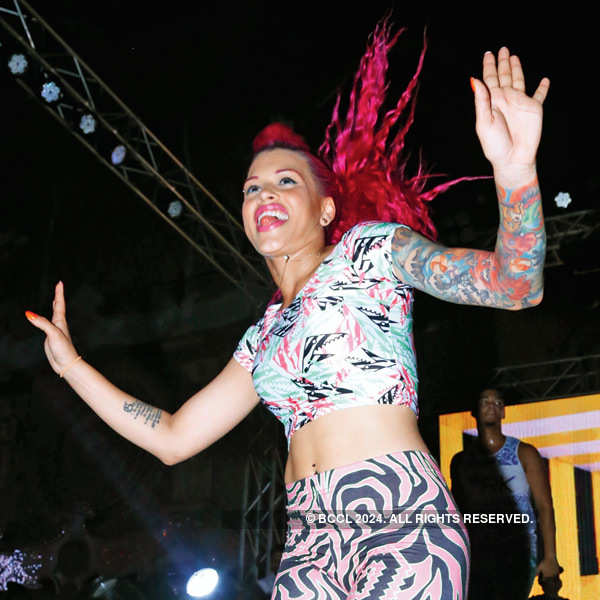 Redfoo performs in Gurgaon