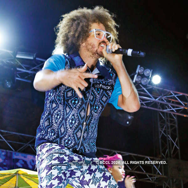 Redfoo performs in Gurgaon