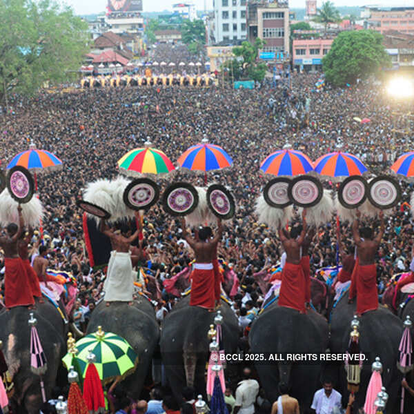 Thrissur Pooram celebrations
