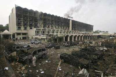 Islamabad hotel rammed
