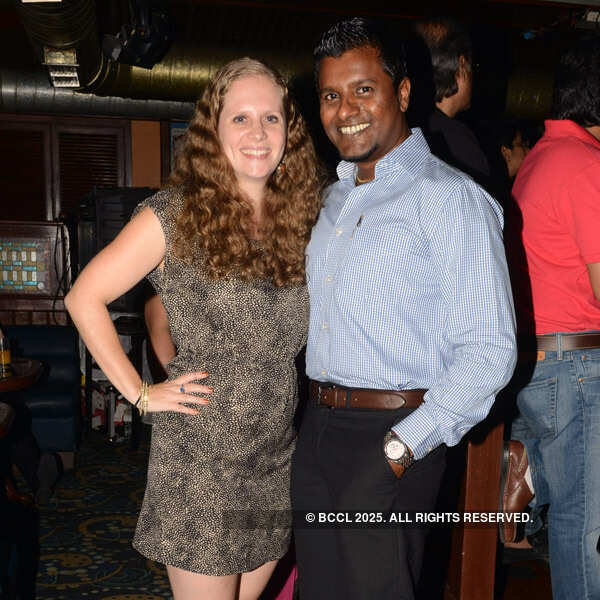 Retro Night party at Bikes & Barrels