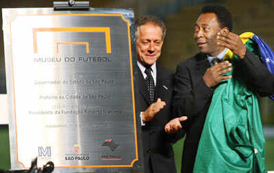 Pele inaugurates museum