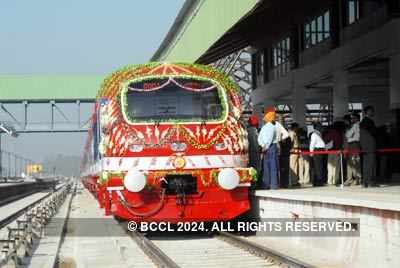 Kashmir's first train
