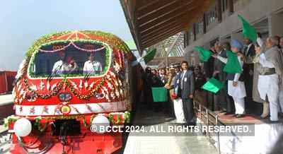 Kashmir's first train