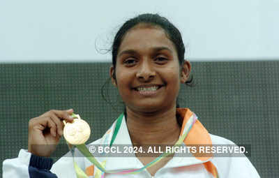 Diksha records 2 gold in CYG