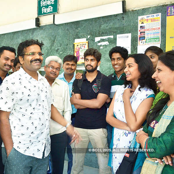 Marathi actors at a play