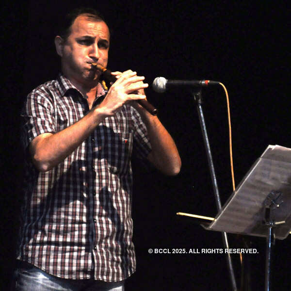 Debajyoti Mishra at a musical event