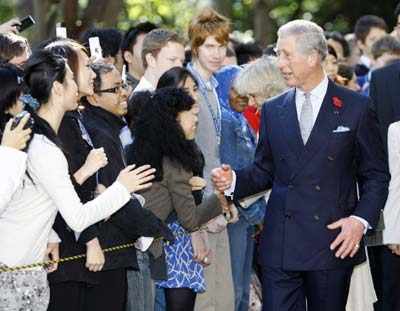 Prince Charles in Japan
