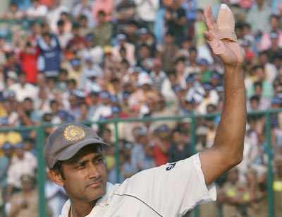 Anil Kumble retires