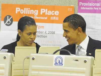Obama votes in Chicago