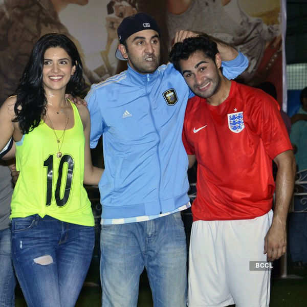 Ranbir & Armaan play football