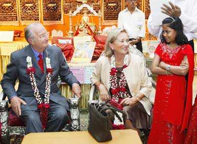 Belgium King in India