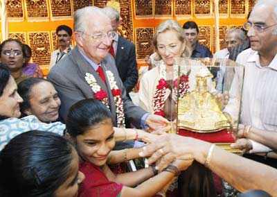 Belgium King in India
