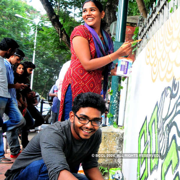 Wall painting for a cause