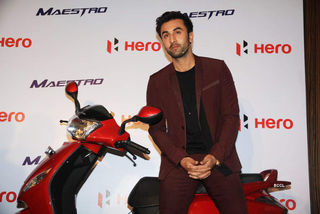 Ranbir endorses Hero bike