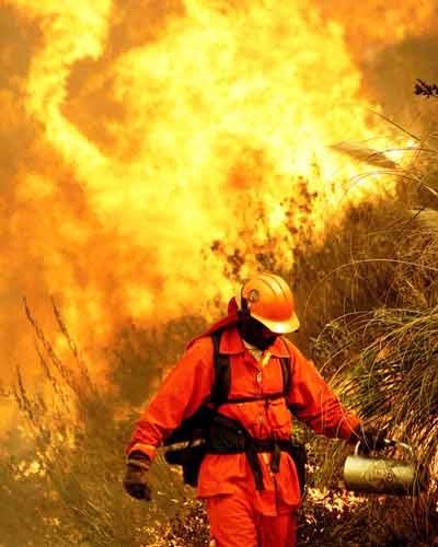 Firestorm in California