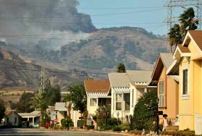 Firestorm in California