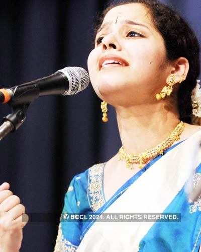 K Gayathri performs