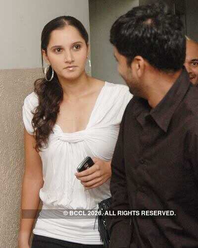 Sania at a party