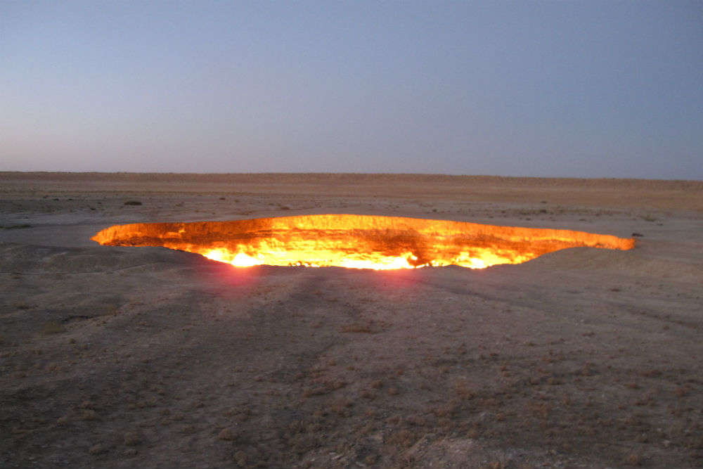 Image result for DARVAZA GAS FIRE CRATER