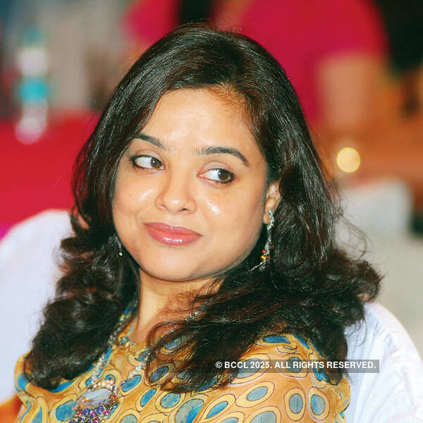 Shobhaa De in a talk show