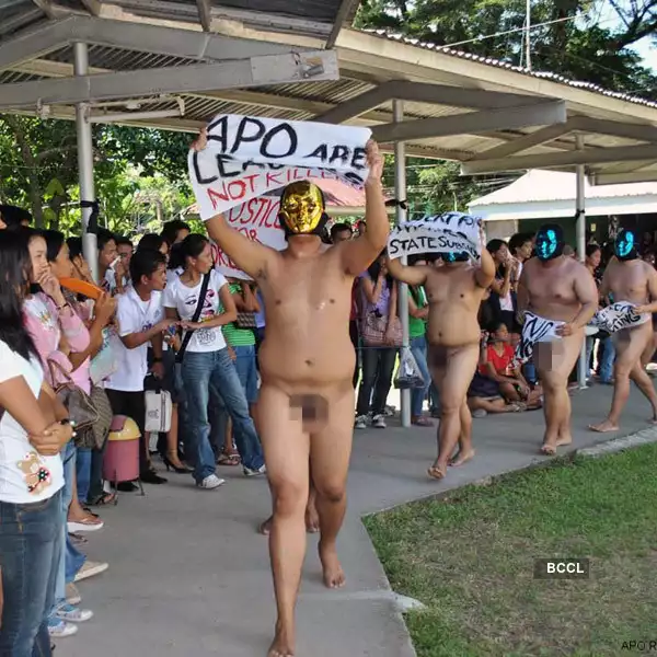Naked festivals & events around world