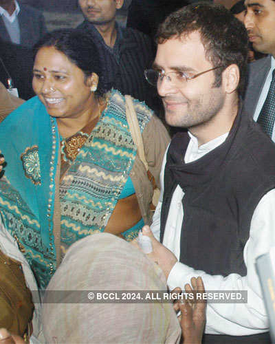 Rahul at Amethi