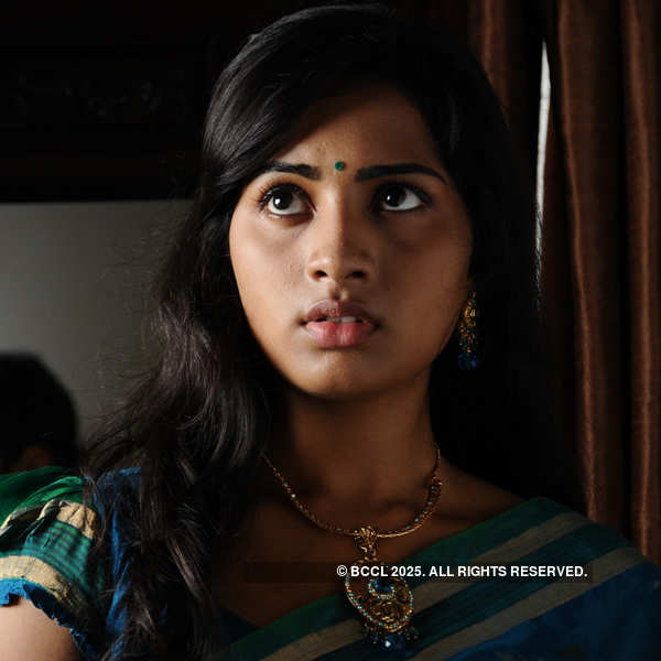 Srushti Dange in a still from the movie Megha.