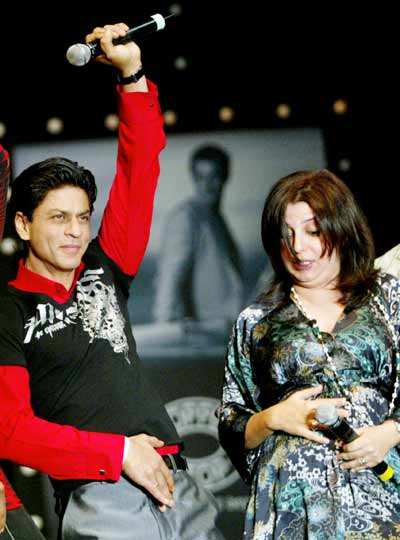 Shah Rukh with Farah Khan