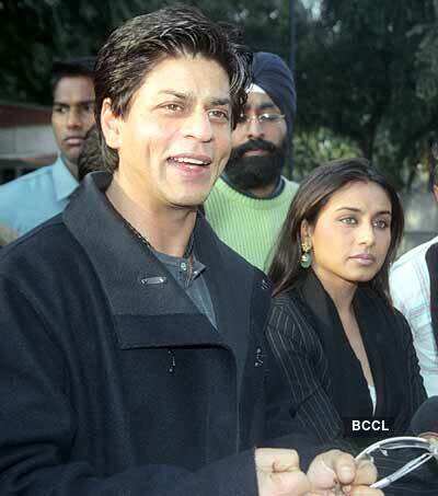 Shah Rukh with Rani