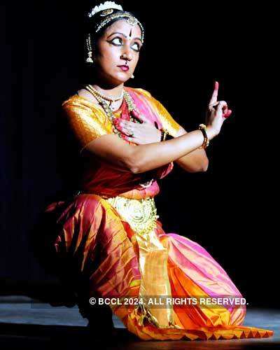 Bharatnatyam dancer Priya Murali performs during a dance programme at ...