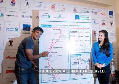 Mumbai Marathon press meet