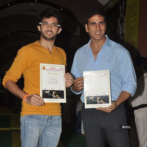 Akshay at Women's Self Defence Event