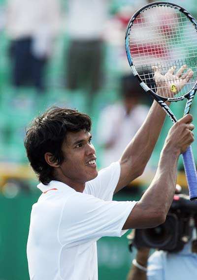 Somdev at Chennai Open