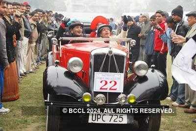 Vintage car rally