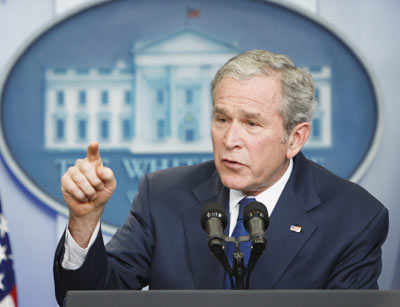 Bush's final pressmeet