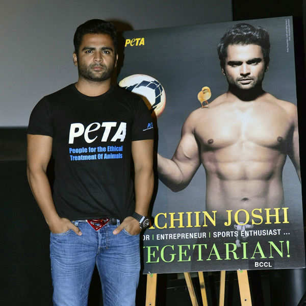 Sachiin unveils new PETA ad