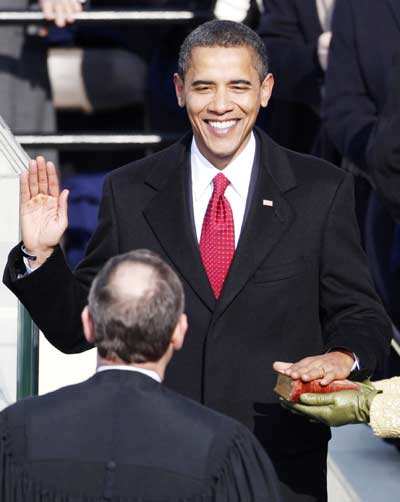 Obama's swearing-in ceremony