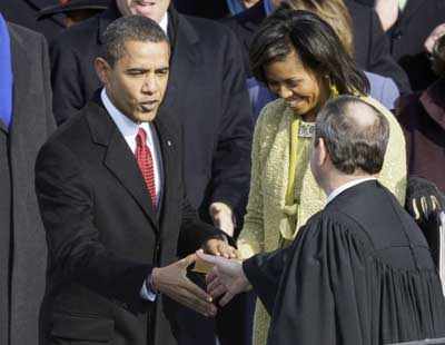 Obama's swearing-in ceremony