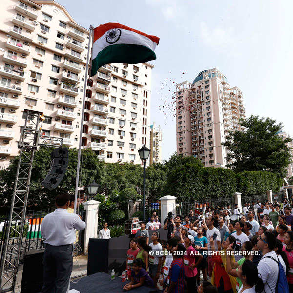 Independence Day celebrations @ DLF 5
