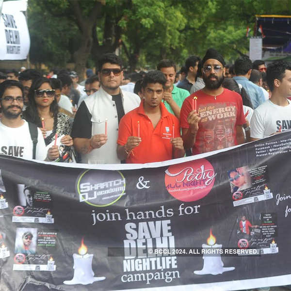 Save Delhi Nightlife protest