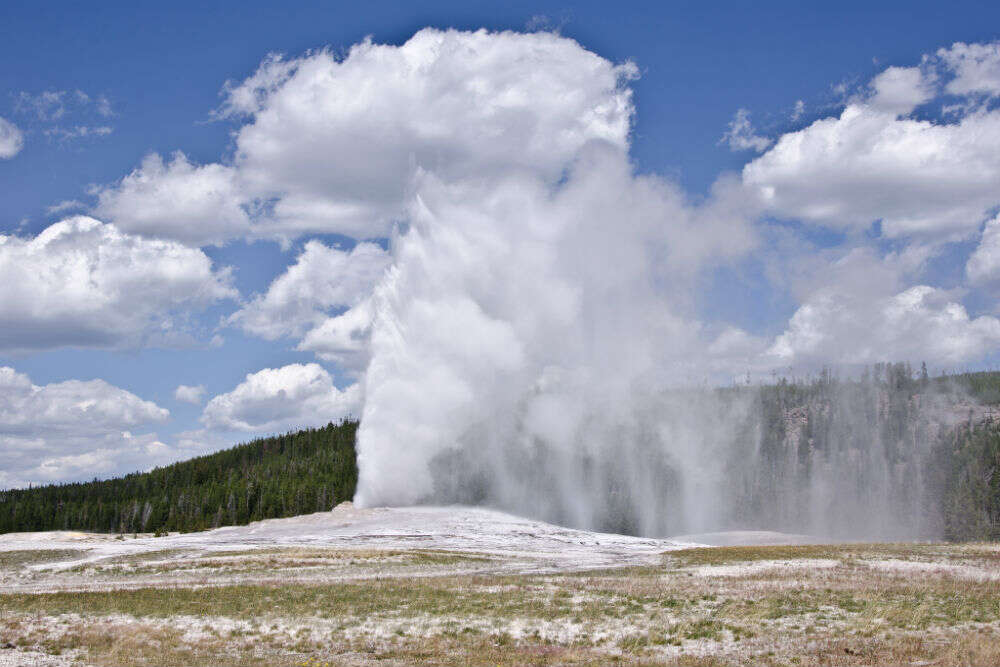 Old faithful & the Yellowstone Caldera
