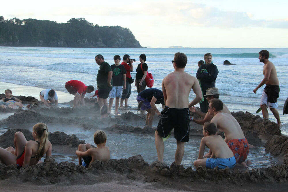 Hot water beach
