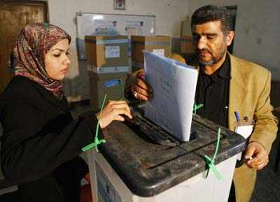 Polling in Iraq