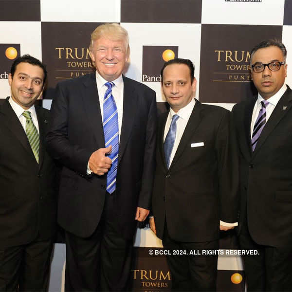 Donald Trump at a dinner party in Pune