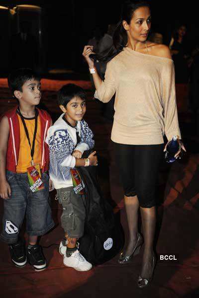 Malaika with sons