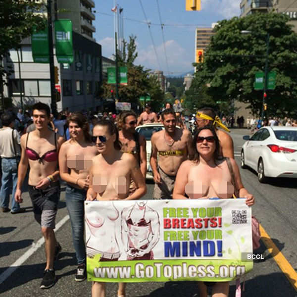 International Go Topless Day parade