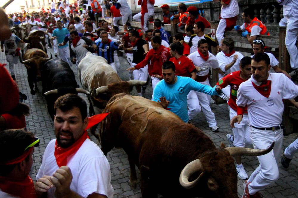 Pamplona Running of the Bulls: an adrenaline-pumping event Pamplona Running of the Bulls: an adrenaline-pumping event
