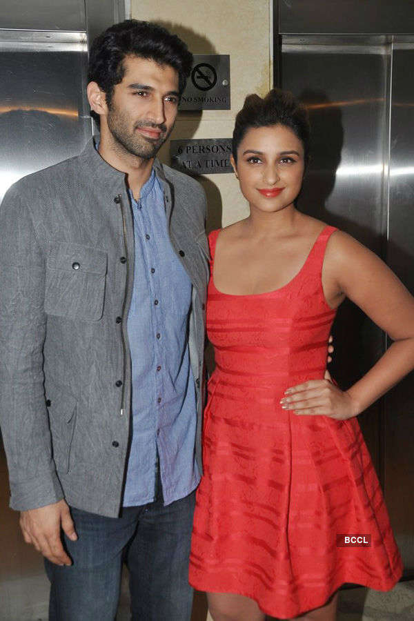 Aditya, Parineeti promote Daawat-e-Ishq