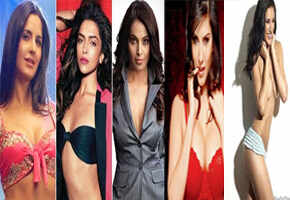 Five sexiest actresses in Bollywood